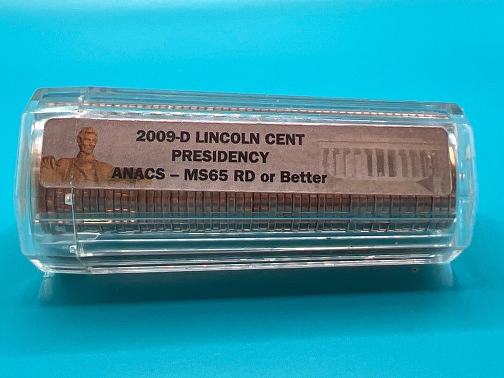 Tube of 2009D Lincoln Presidency Cents