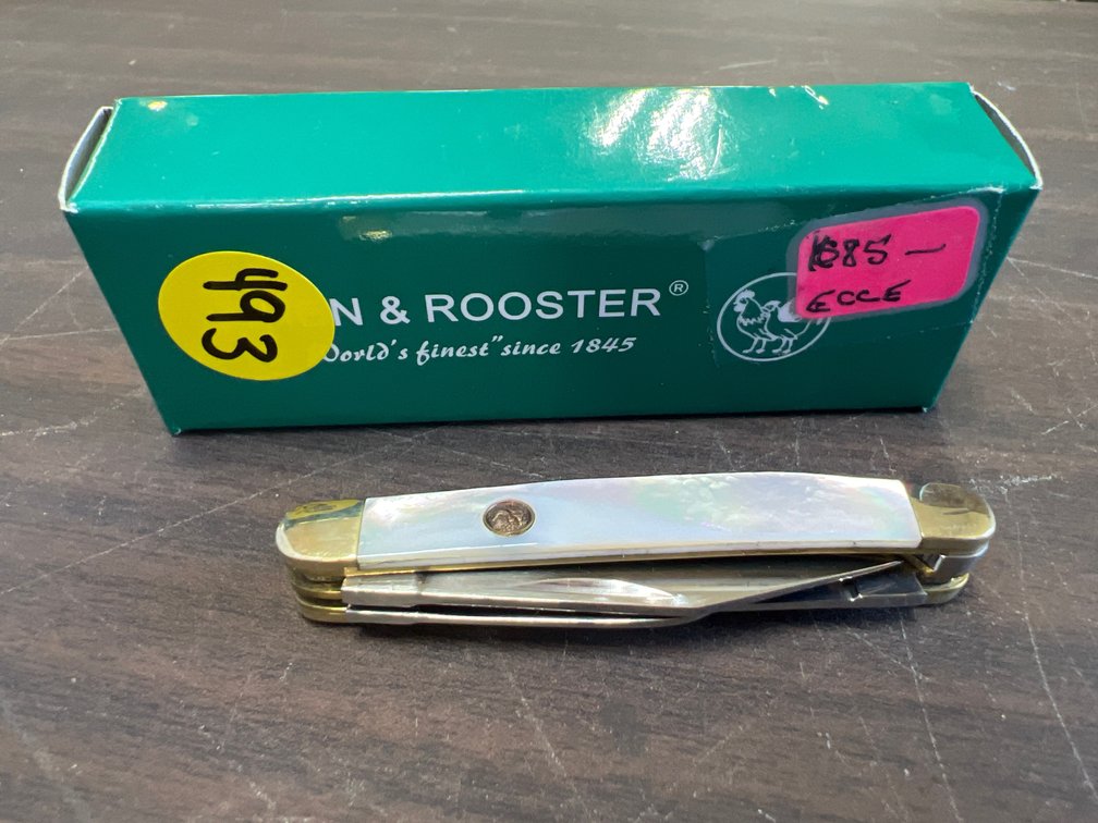 Hen & Rooster 3-Blade Folding Knife NIB