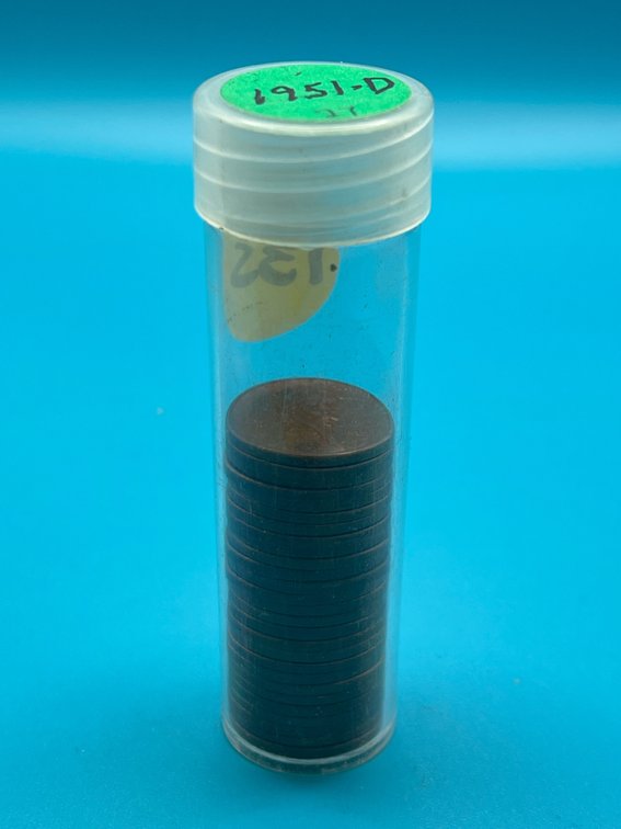 27 - 1951D Lincoln Wheat Cents