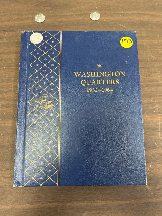 1932-1964 90% Silver Washington Quarters - Full Book