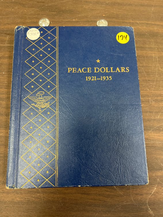1921-1935 90% Silver Peace Dollars - Full Book