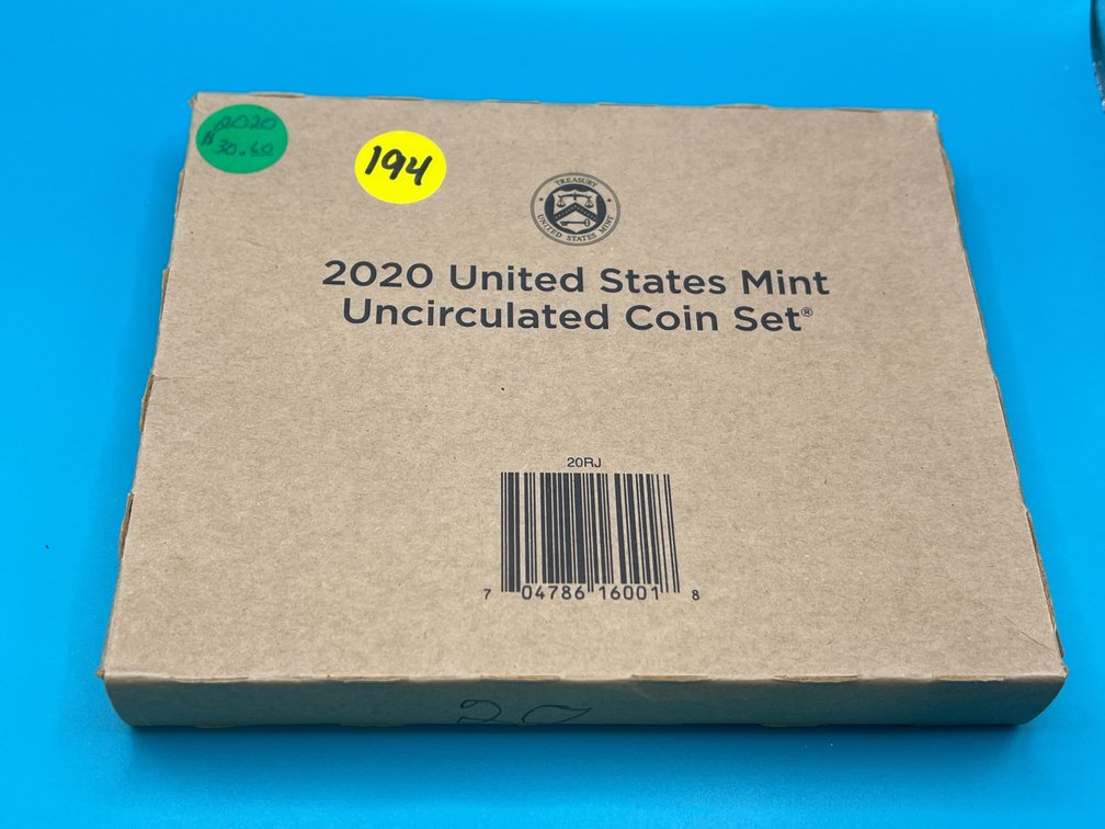 2020 US Mint Uncirculated Coin Sealed Set