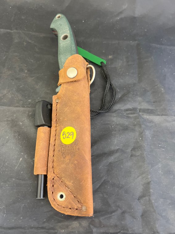 Benchmade Fixed Blade Knife w/Leather Holster