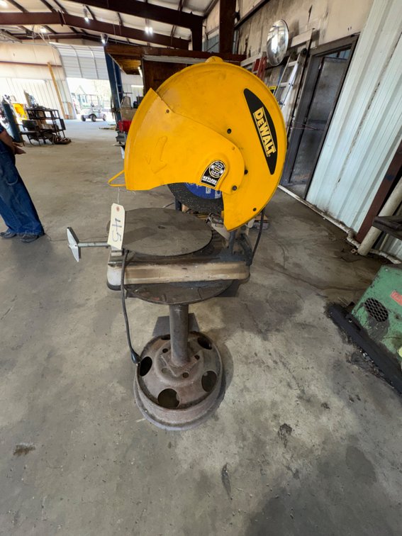DeWalt Chop Saw on Stand