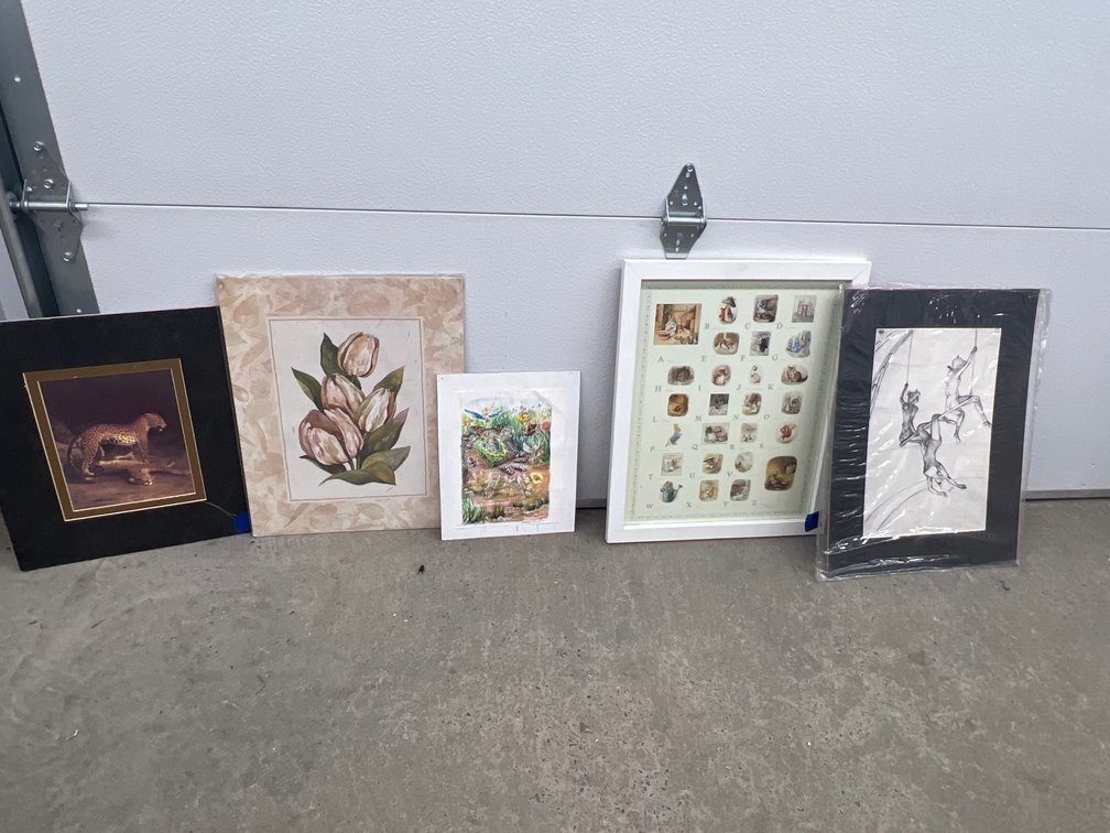 3 - Assorted Prints & Framed Wall Decor
