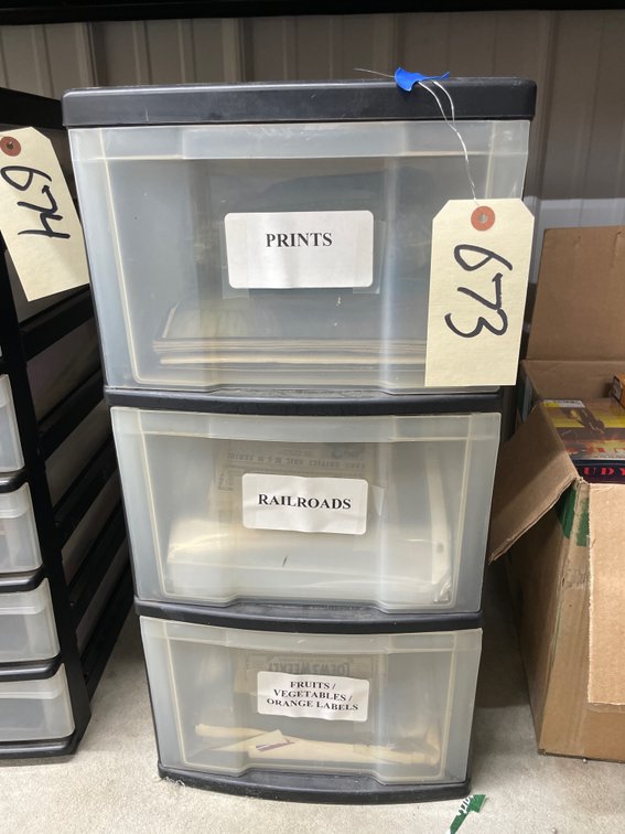 3-Drawer Plastic Organizer w/Assorted Stationary