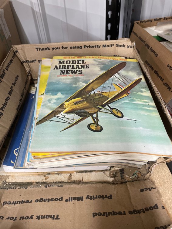 Box of Assorted Magazines