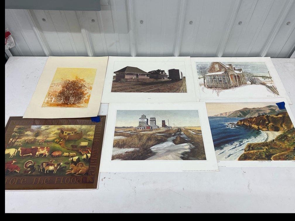 Stack of Assorted Prints