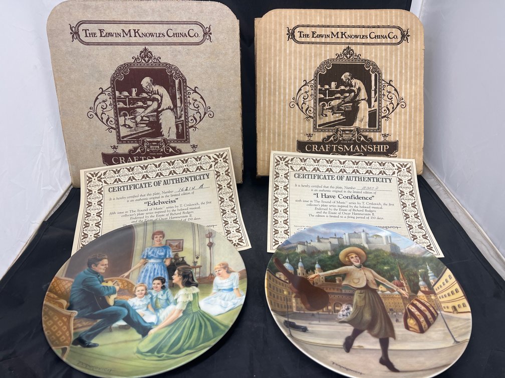 2 - Bradford Exchange Decorative Plates