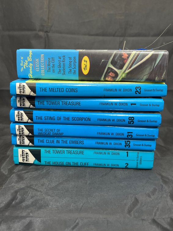 7 - Hardback Hardy Boys Books
