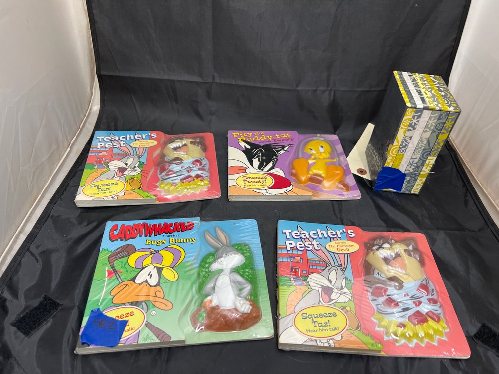 Stack of Notepads & Kids Books