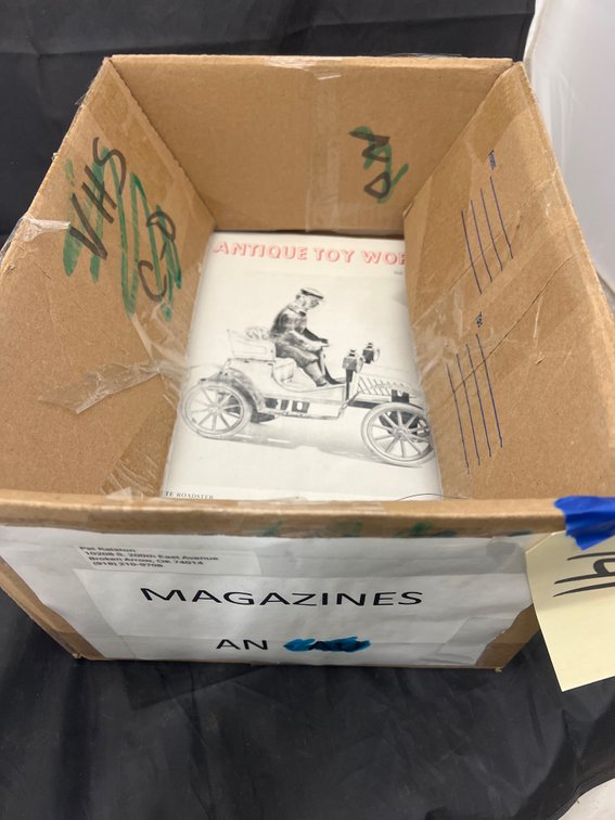 Box of Assorted Magazines