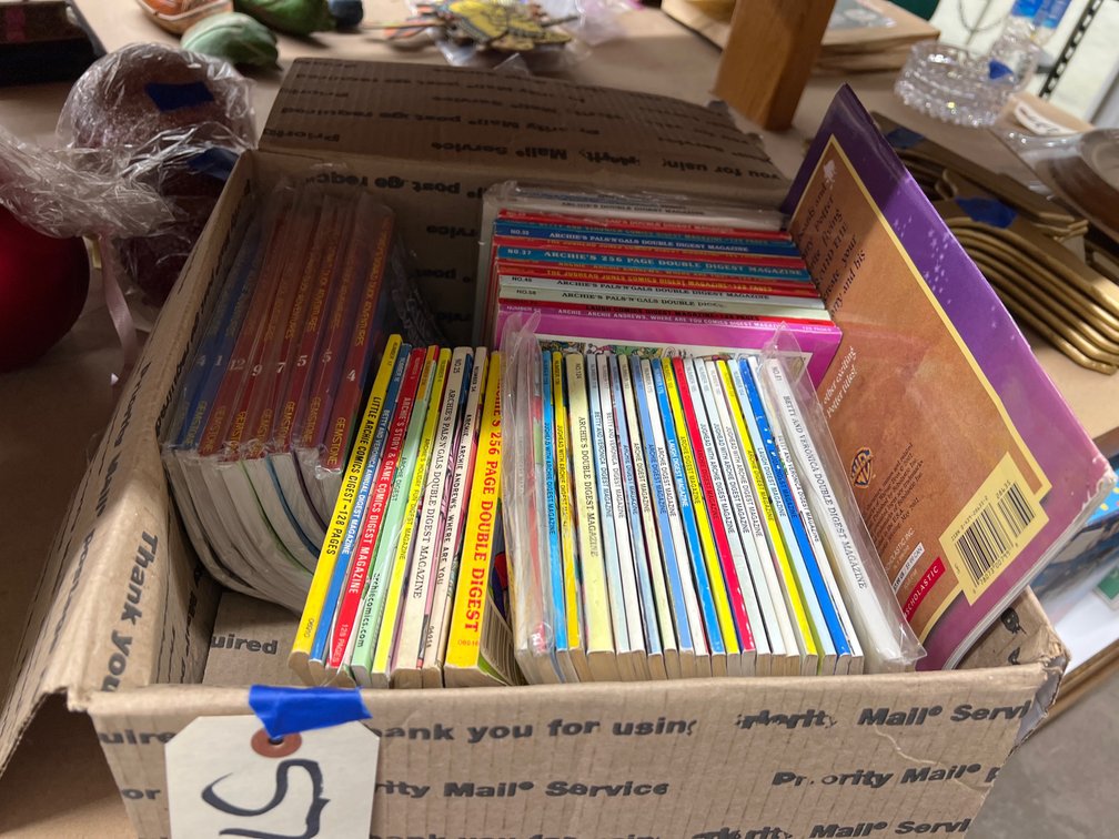 Box of Archie Magazines