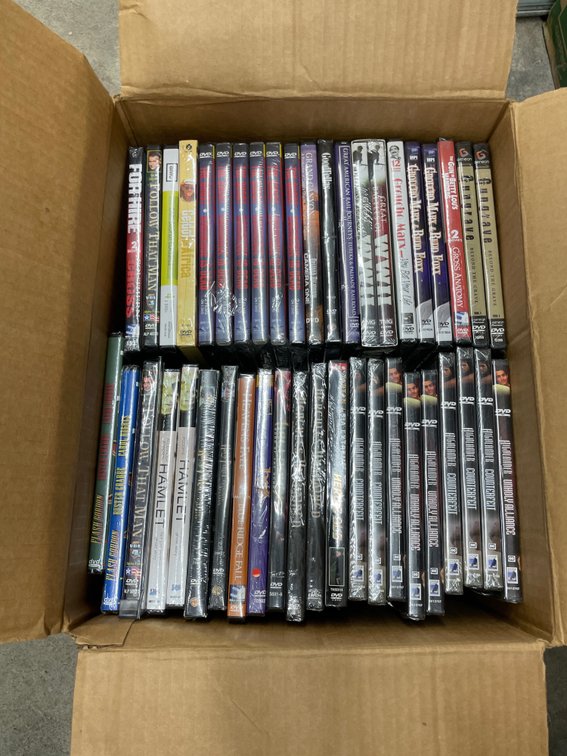 Box of Assorted DVD's