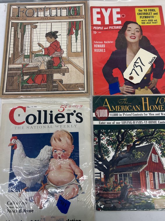 Fortune Book & Assorted Magazines