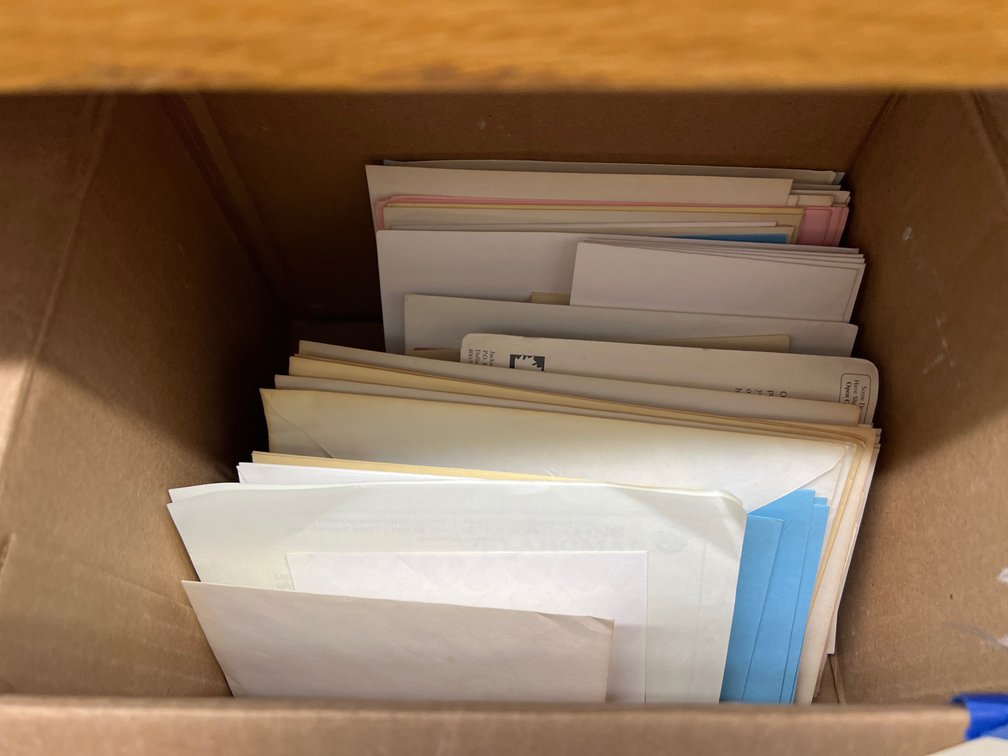 Box of Assorted Greeting & Post Cards - Envelopes