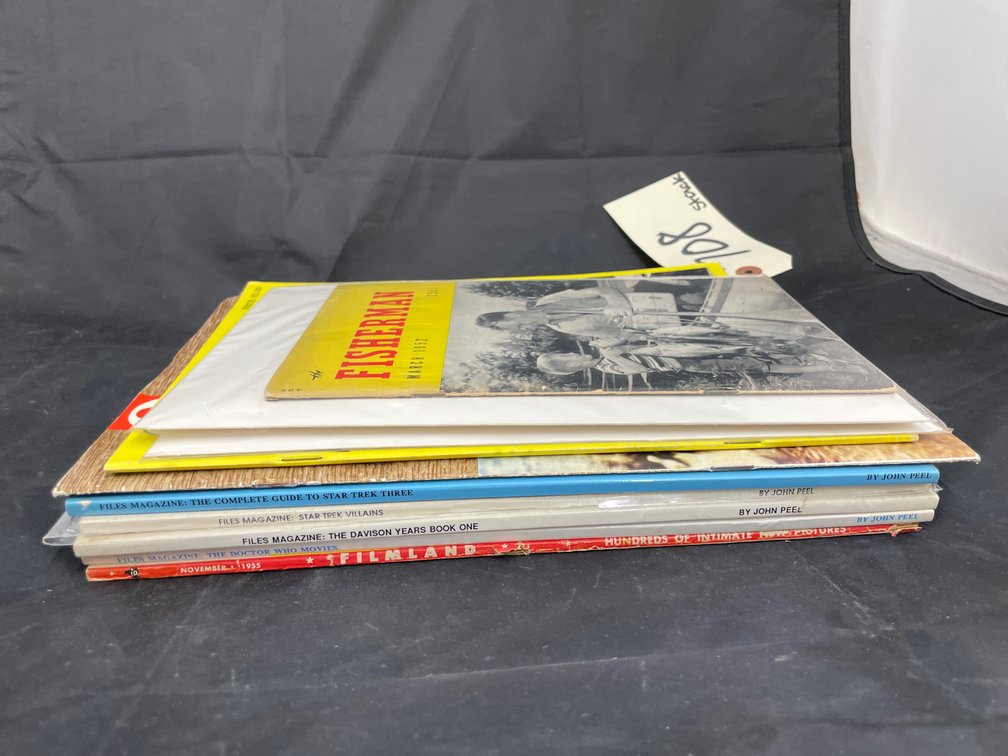 Pile of Assorted Magazines