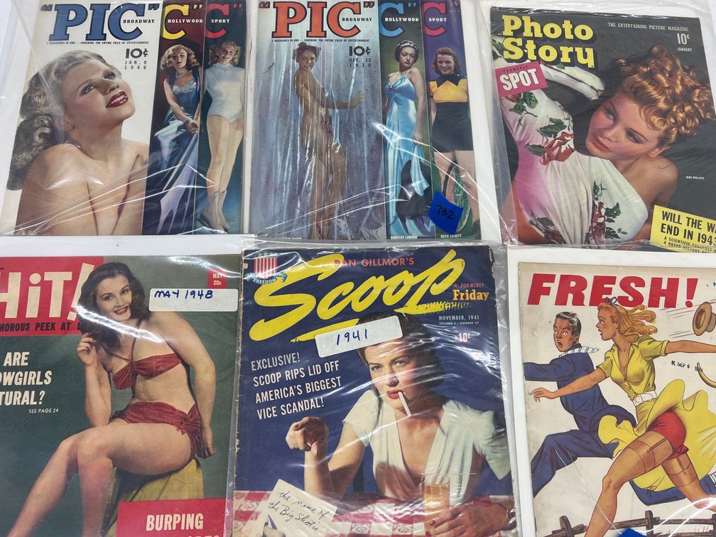 Stack of Assorted Magazines