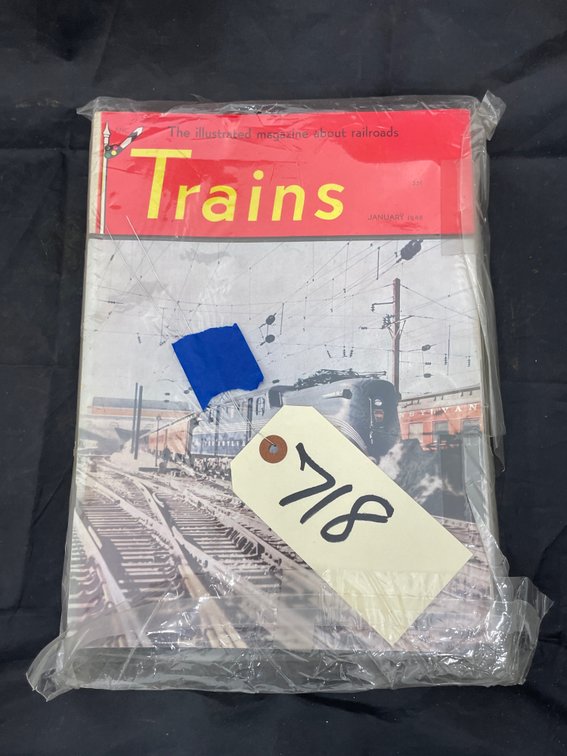 Pile of Assorted Trains Magazines