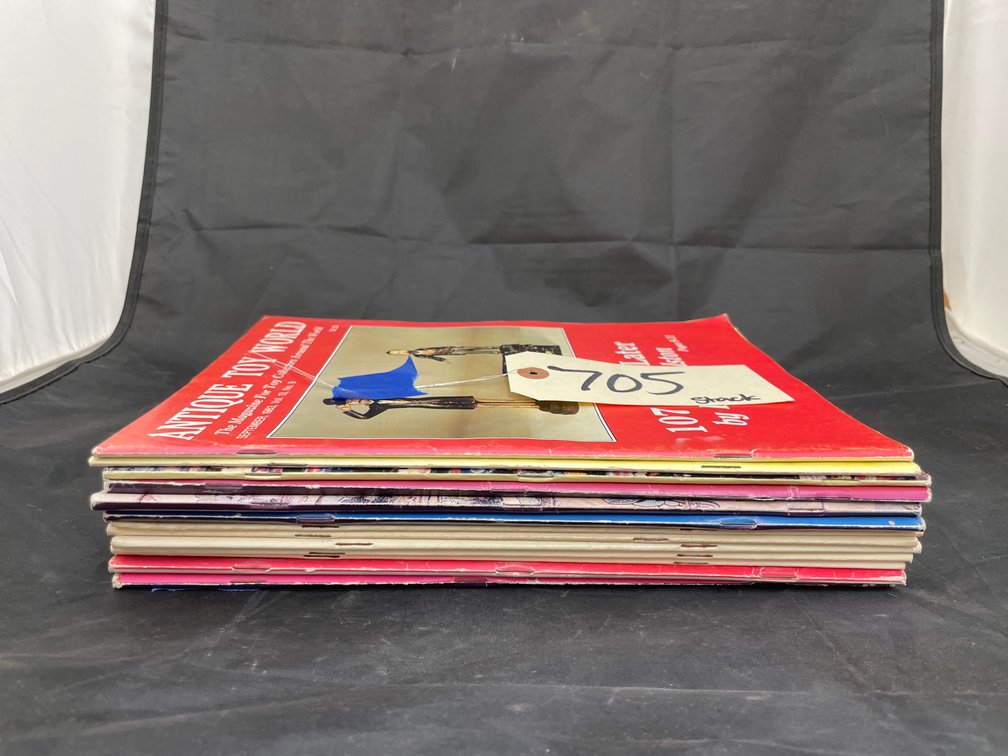 Pile of Assorted Antique Toy World Magazines