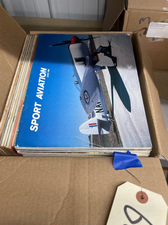 Box of Assorted Magazines
