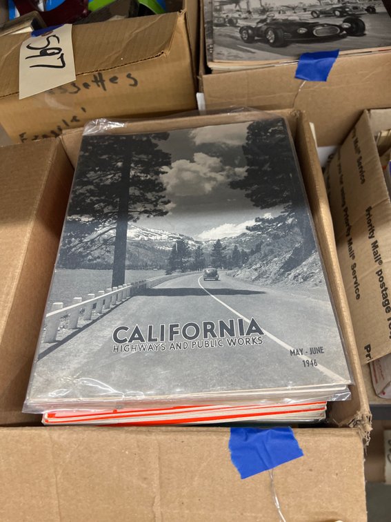 Box of Assorted Magazines