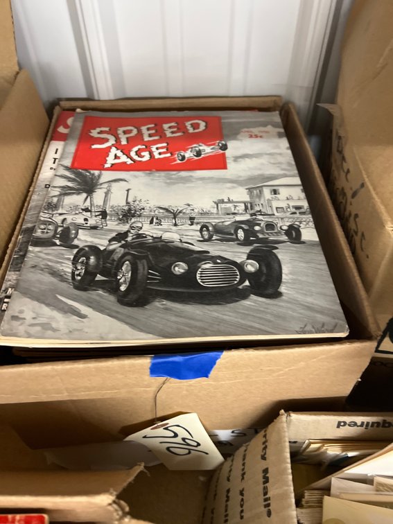 Box of Assorted Magazines