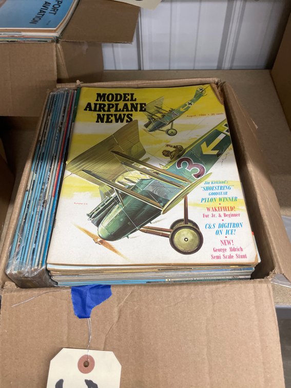 Box of Assorted Magazines