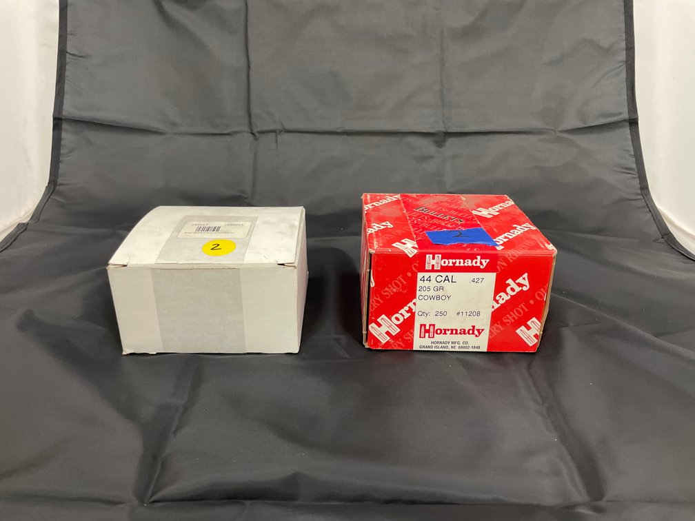2 Boxes - Hornady 44 Cal 205 Gr Bullets & 38