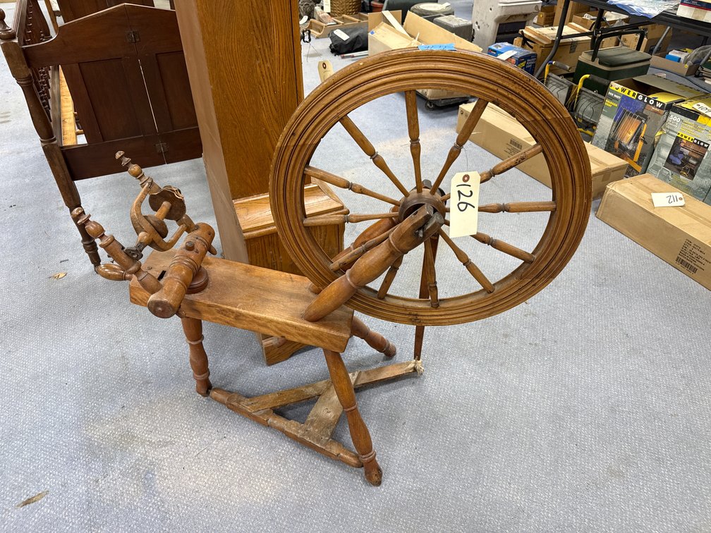 Vintage Spinning Wheel