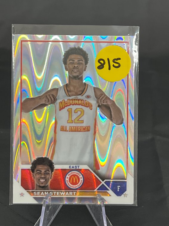 2023 SEAN STEWART TOPPS CHROME MCDONALD'S ALL-AMERICAN #58 REFRACTOR!!