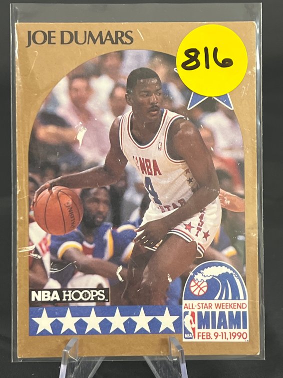 1990 NBA HOOPS #3 JOE DUMARS ALL-STAR