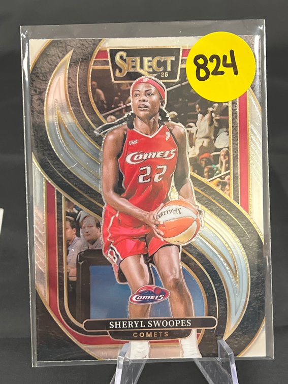 2025 PANINI SELECT WNBA #106 SHERYL SWOOPES SILVER PRIZM