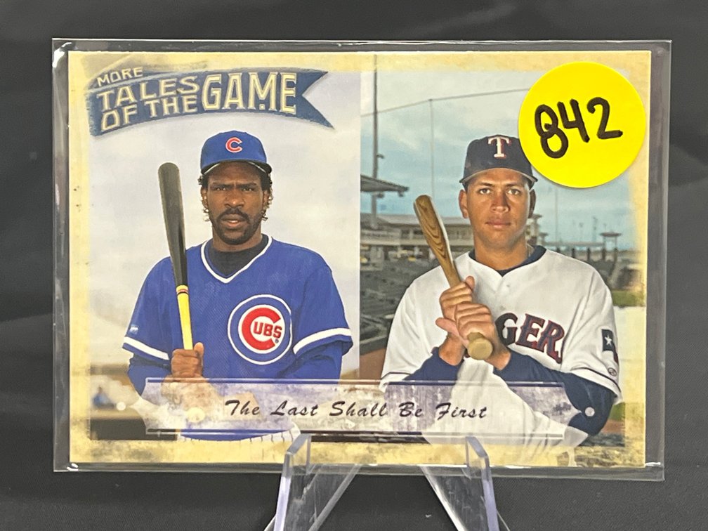 2010 TOPPS UPDATE MORE TALES OF THE GAME MTOG9 ALEX RODRIGUEZ\ANDRE DAWSON