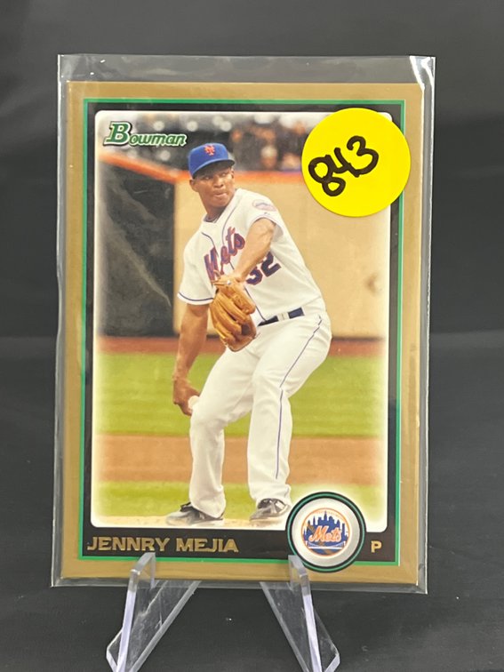 2010 Bowman Draft Picks Gold SP #BDP96 Jenrry Mejia Rookie