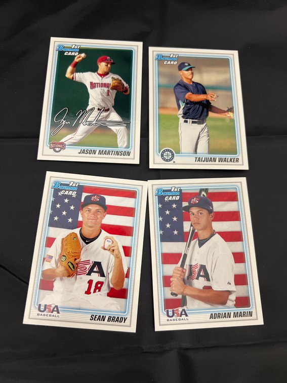 2010 1st Bowman Draft Picks & Prospects USA Baseball 3 CARD SET ALL RC’S