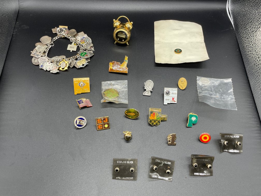 Vintage Jewelry - Sterling & Assorted Pins