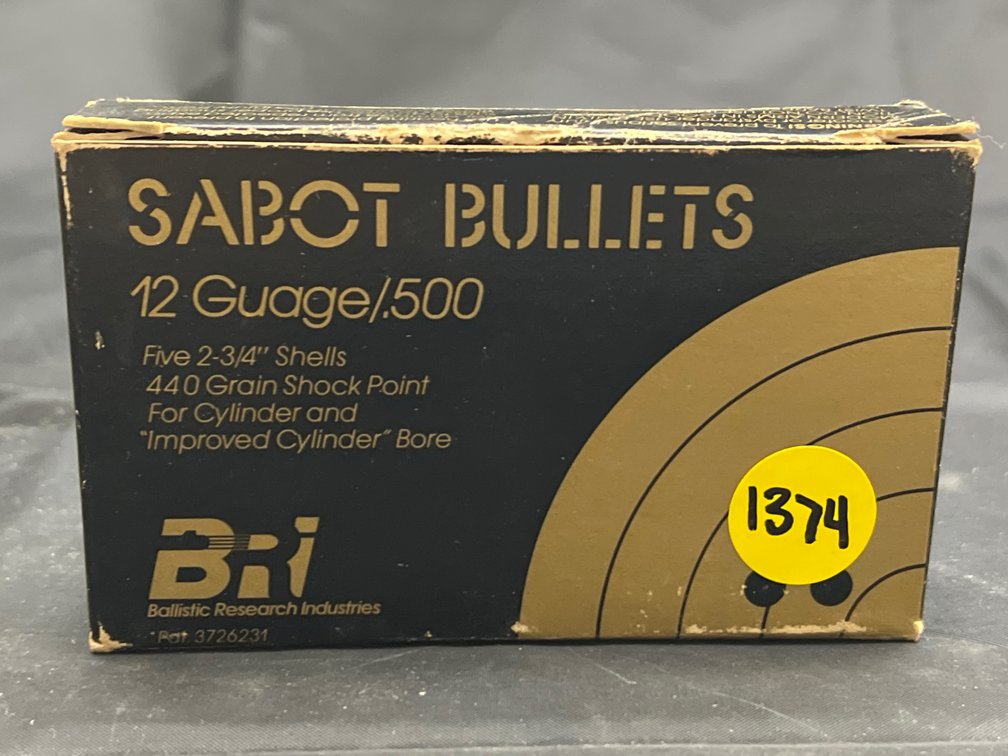 Sabot Bullets 12 Guage/.500