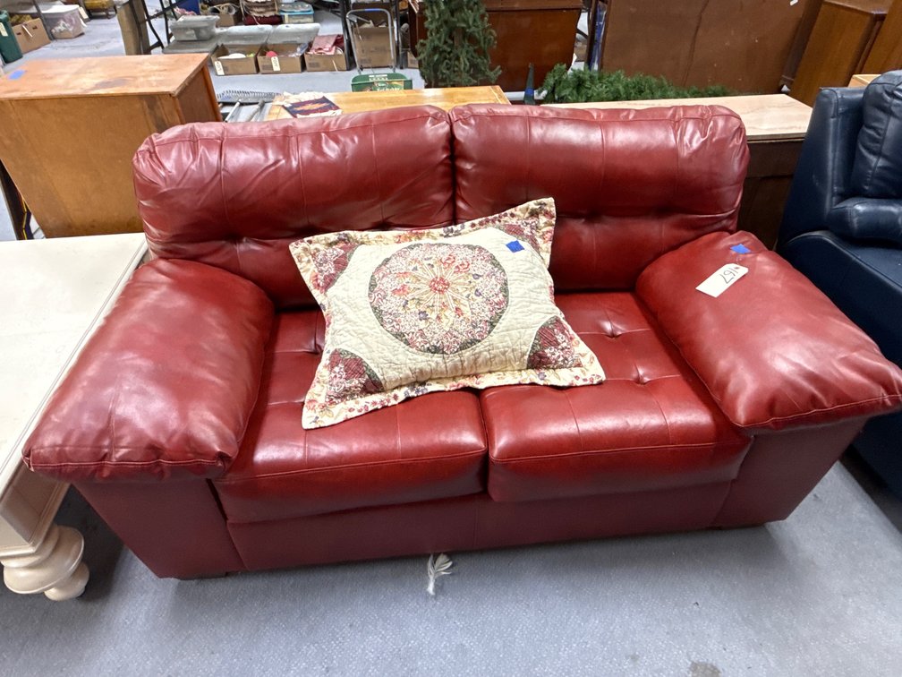 Leather? Love Seat 70"
