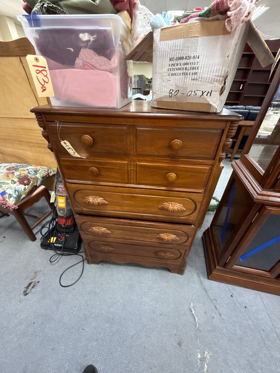 5-Drawer Chest of Drawers 34"L x 19"W x 48"H