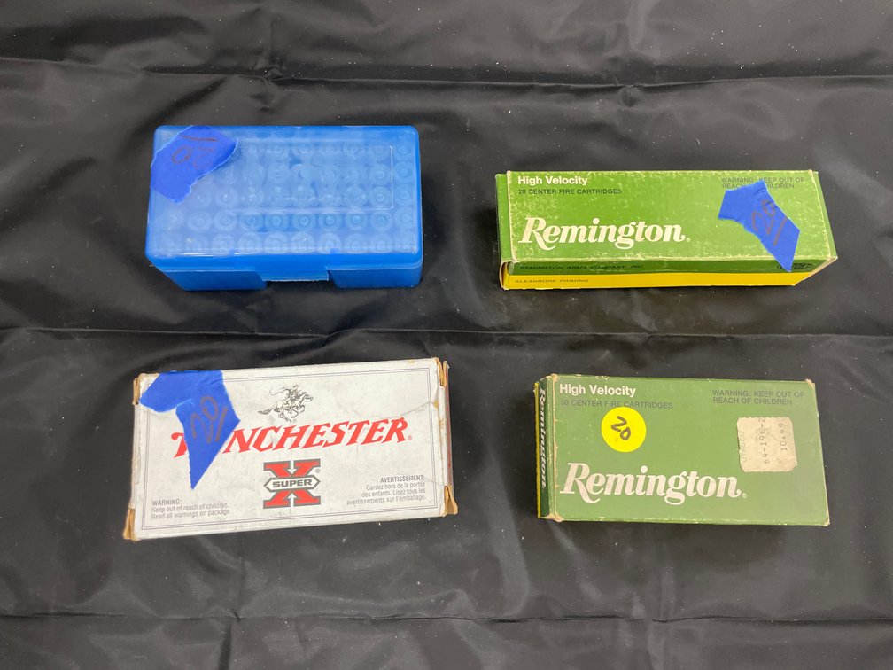 4 Pcs - Partial Box 32 Smith & Wesson Long Ammo -