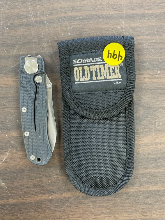 Schrade Folding Knife w/Nylon Holster