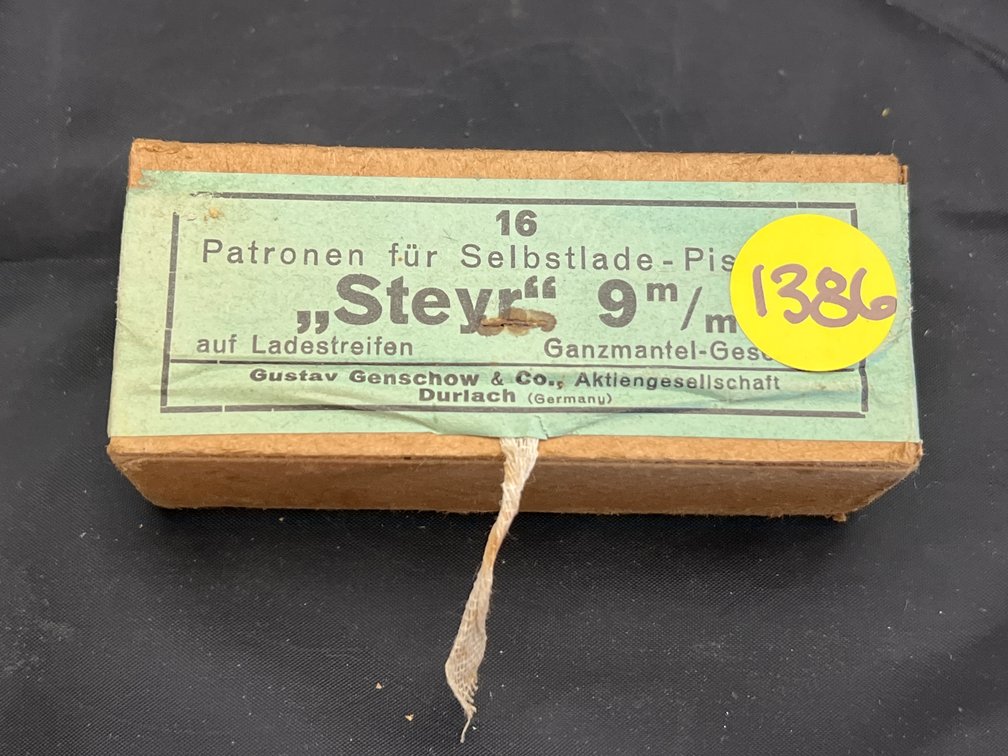 Steyr 9x23mm Ammo