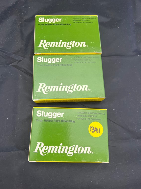 3 Boxes - Remington Slugger 16 Ga. Ammo