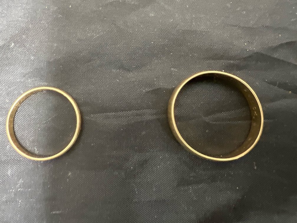 2 - 10K Gold Wedding Rings