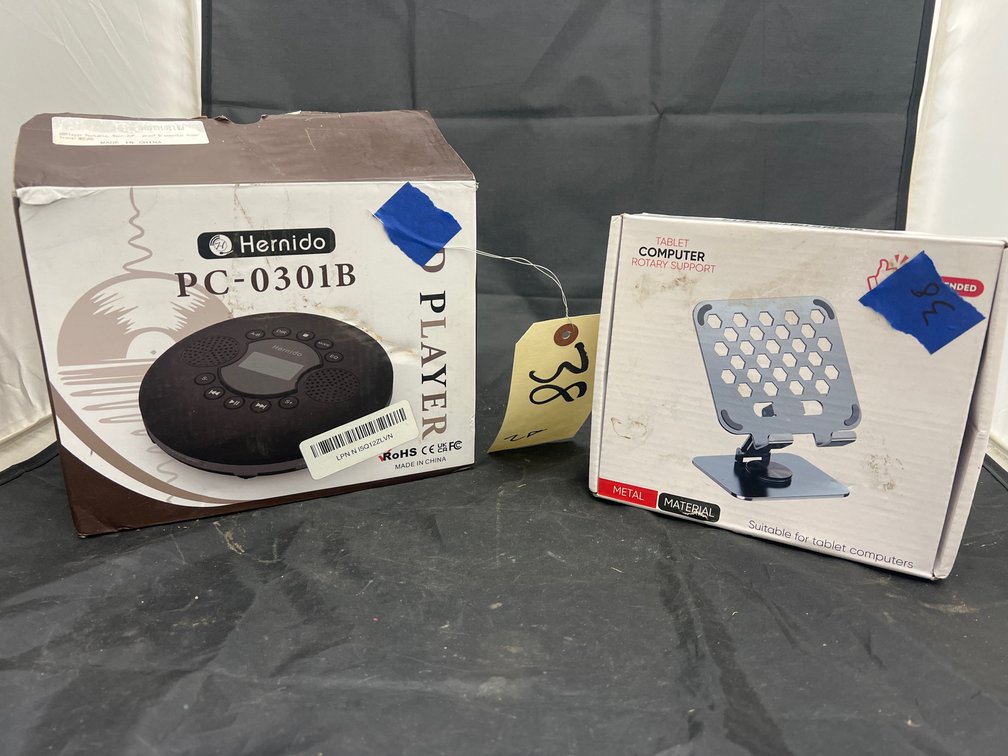 2 Pcs - Tablet Computer Rotary Support & CD Player