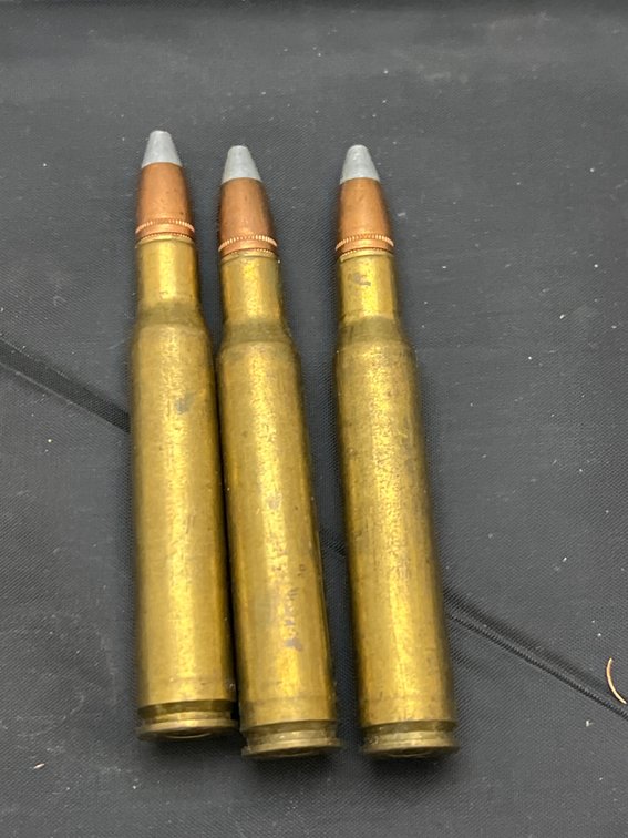 3 Rounds 30-06 Ammo