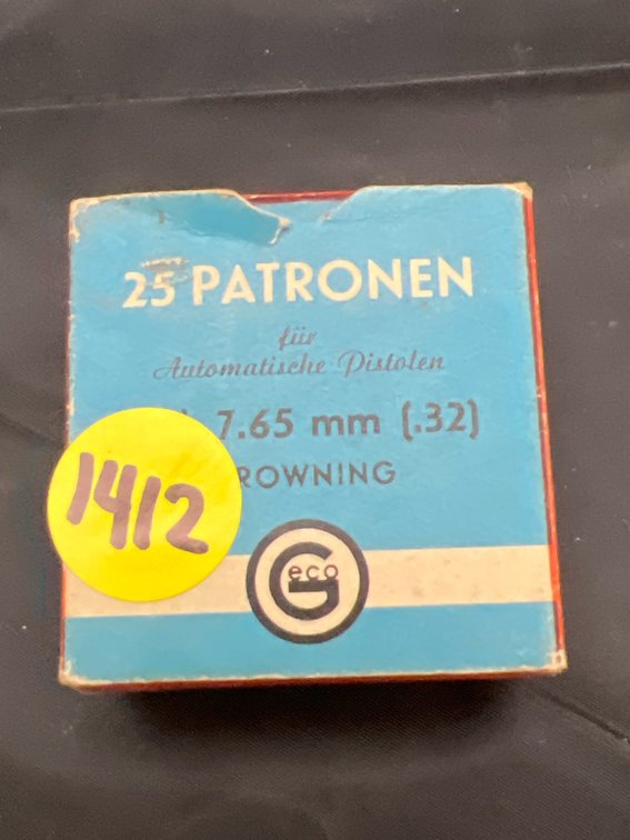 7.65 mm Browning Ammo