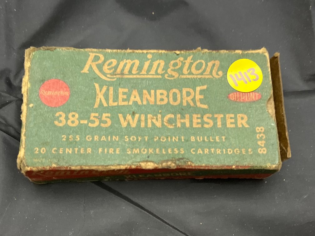 5 Rounds Remington Kleanbore 38-55 Winchester Ammo