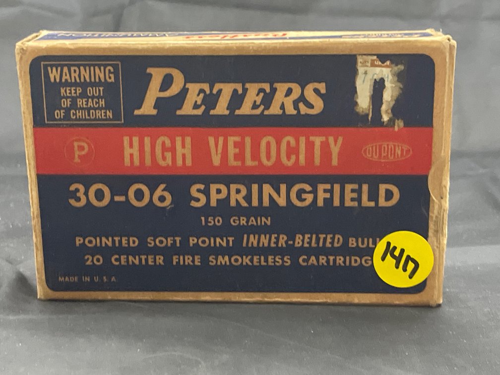 Peters High Velocity 30-06 Springfield Ammo